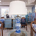 Danny's Fine Porcelain Home Decor Danny's Fine Porcelain Blue & White Flower Vase Lamp