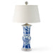 Danny's Fine Porcelain Home Decor Danny's Fine Porcelain Blue & White Flower Vase Lamp