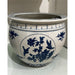 Danny's Fine Porcelain Home Decor Danny's Fine Porcelain Blue & White Garden Scene Basin