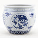 Danny's Fine Porcelain Home Decor Danny's Fine Porcelain Blue & White Garden Scene Basin