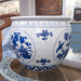 Danny's Fine Porcelain Home Decor Danny's Fine Porcelain Blue & White Garden Scene Basin