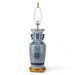 Danny's Fine Porcelain Home Decor Danny's Fine Porcelain Blue & White Gold Base Lamp -Double Happiness