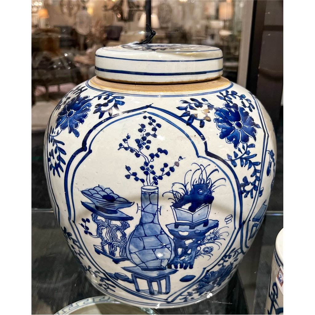 Danny's Fine Porcelain Home Decor Danny's Fine Porcelain Blue & White Jar (classic)