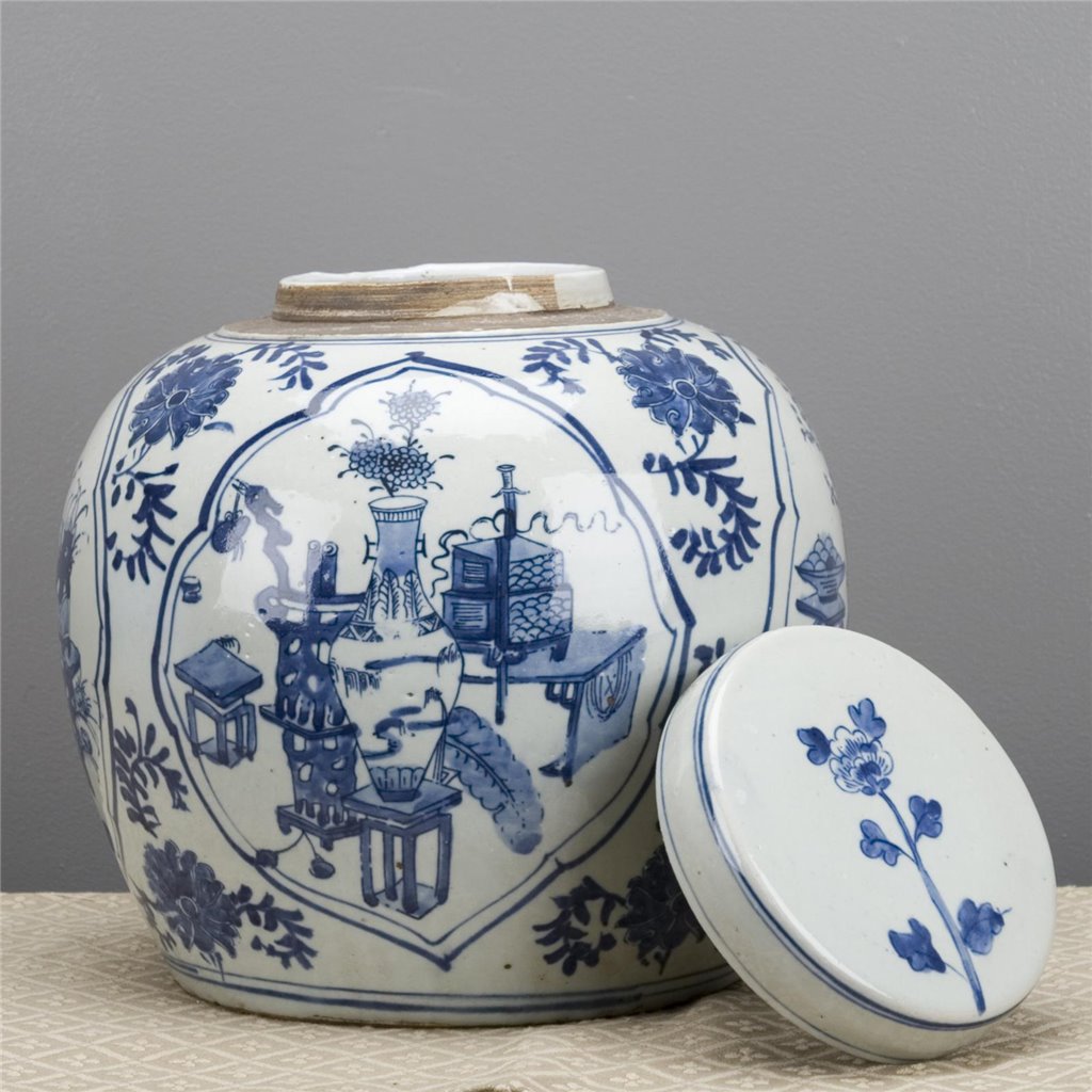 Danny's Fine Porcelain Home Decor Danny's Fine Porcelain Blue & White Jar (classic)
