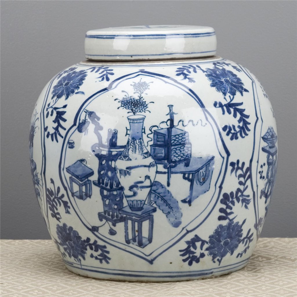 Danny's Fine Porcelain Home Decor Danny's Fine Porcelain Blue & White Jar (classic)