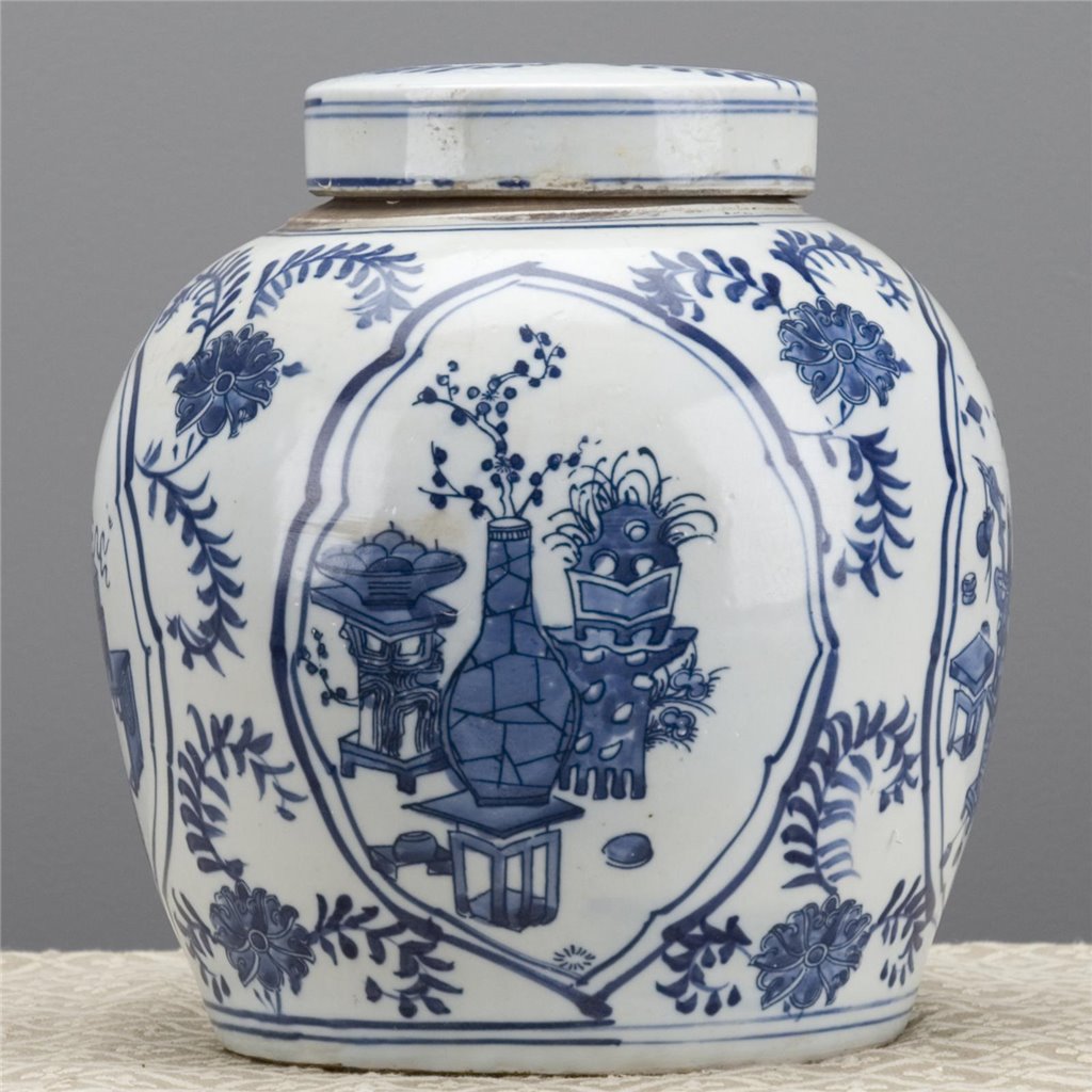 Danny's Fine Porcelain Home Decor Danny's Fine Porcelain Blue & White Jar (classic)