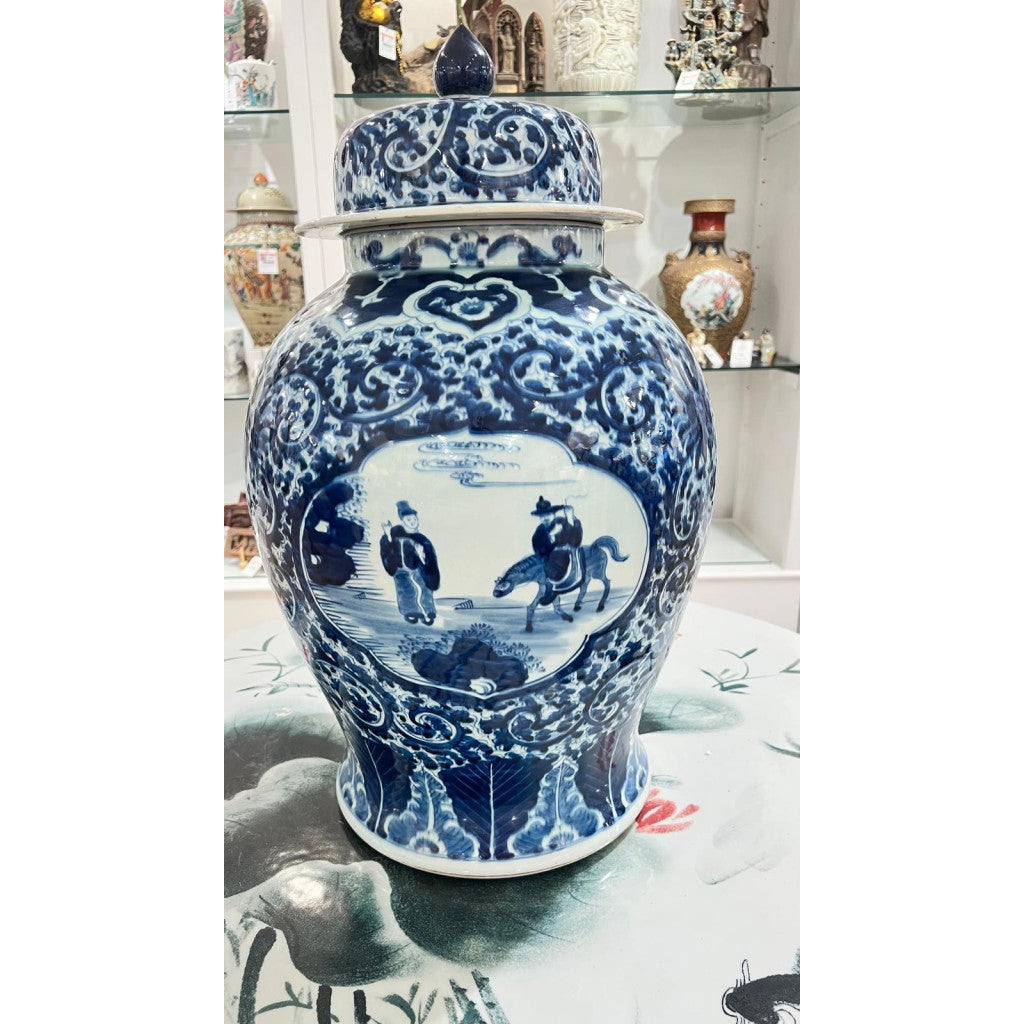 Danny's Fine Porcelain Home Decor Danny's Fine Porcelain Blue & White Jar (classic)