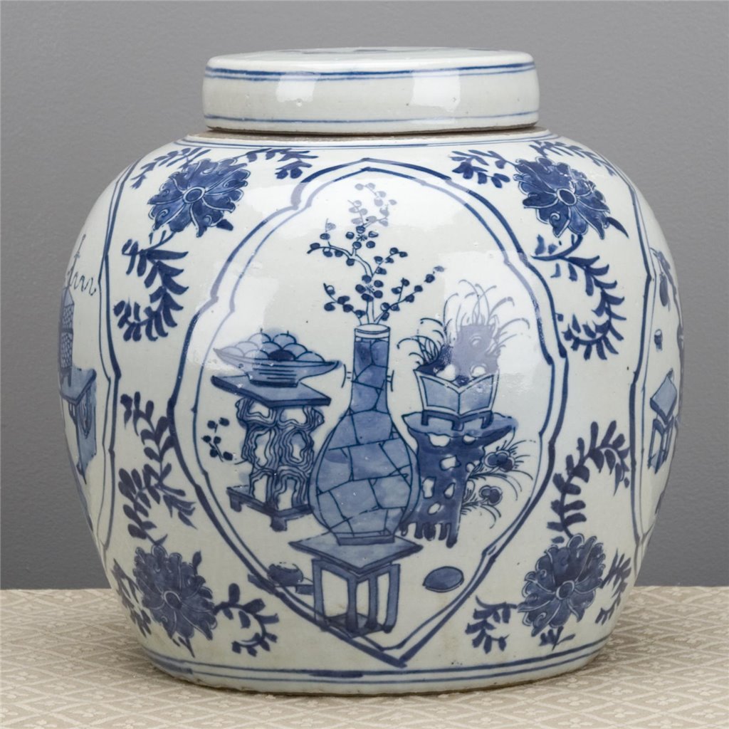 Danny's Fine Porcelain Home Decor Danny's Fine Porcelain Blue & White Jar (classic)