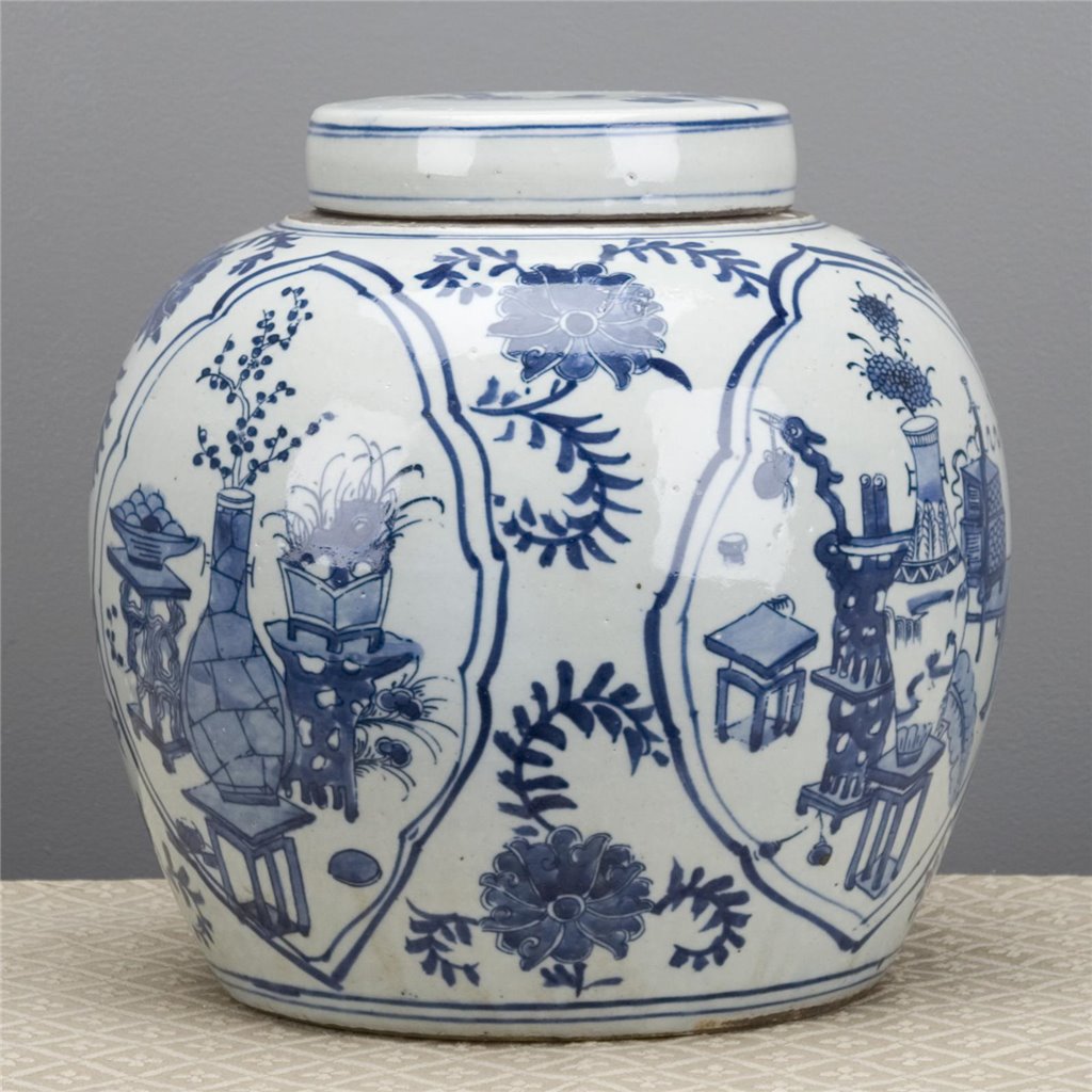 Danny's Fine Porcelain Home Decor Danny's Fine Porcelain Blue & White Jar (classic)