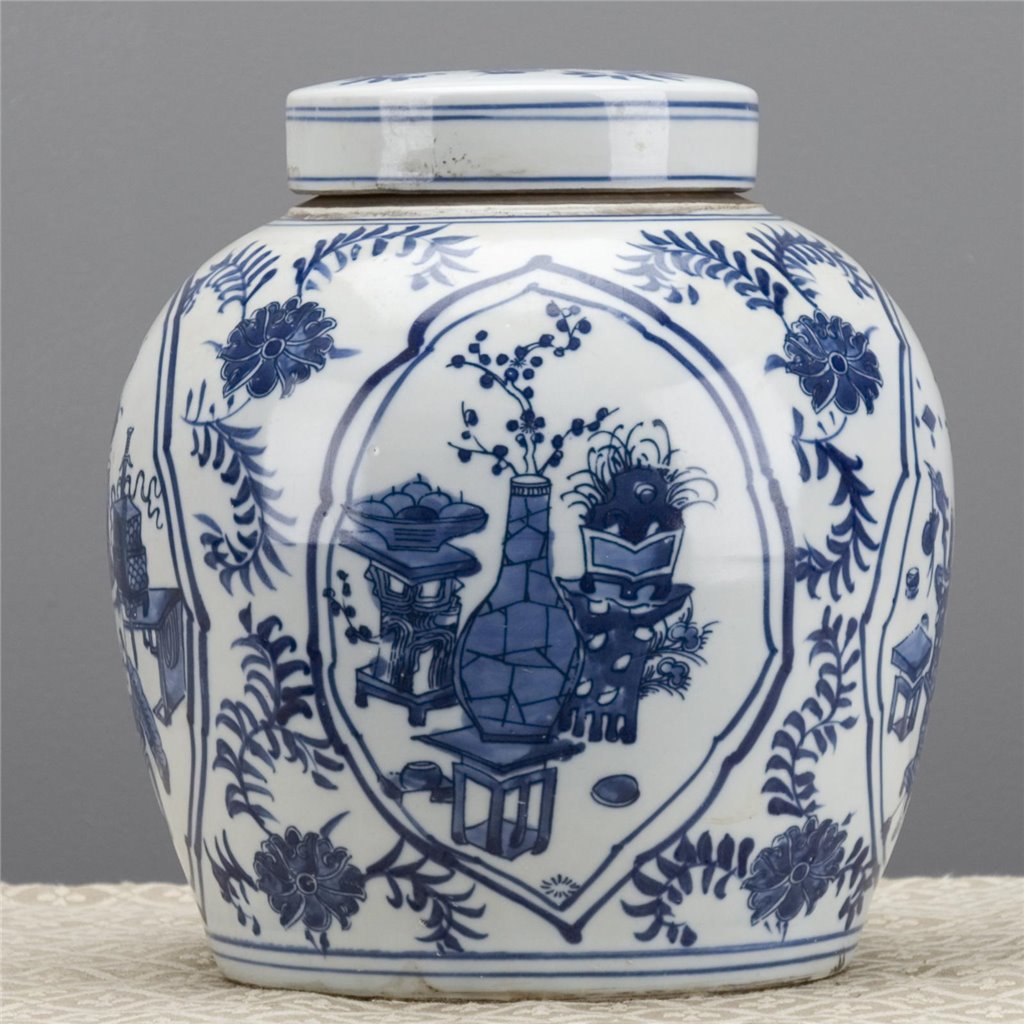 Danny's Fine Porcelain Home Decor Danny's Fine Porcelain Blue & White Jar (classic)