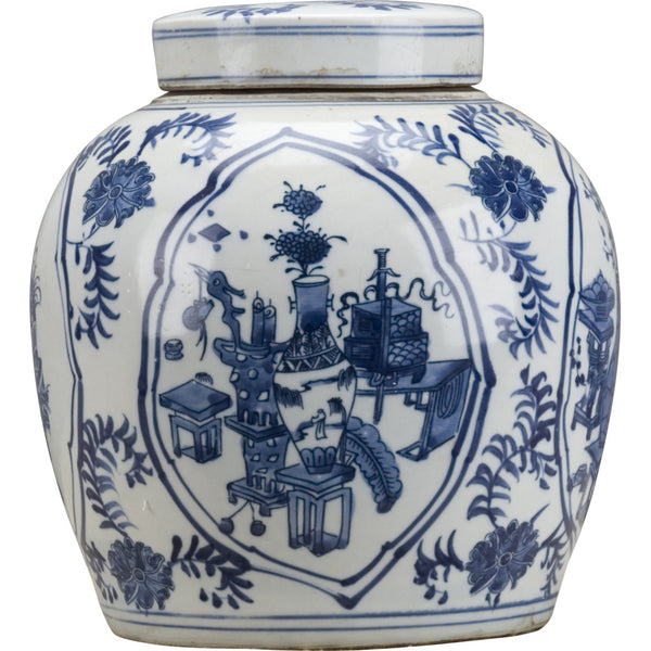 Danny's Fine Porcelain Home Decor Danny's Fine Porcelain Blue & White Jar (classic)