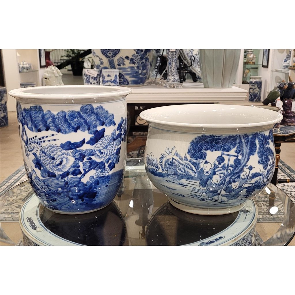 Danny's Fine Porcelain Home Decor Danny's Fine Porcelain Blue & White Planter