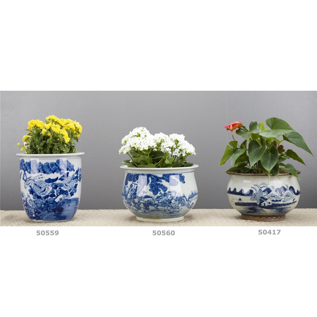 Danny's Fine Porcelain Home Decor Danny's Fine Porcelain Blue & White Planter