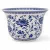 Danny's Fine Porcelain Home Decor Danny's Fine Porcelain Blue & White Planter and Saucer Set of 2