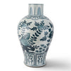 Danny's Fine Porcelain Home Decor Danny's Fine Porcelain Blue & White Porcelain Bird & Floral Vase Elevate Your Home with