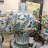 Danny's Fine Porcelain Home Decor Danny's Fine Porcelain Blue & White Porcelain Bird & Floral Vase Elevate Your Home with