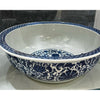 Danny's Fine Porcelain Home Decor Danny's Fine Porcelain Blue & White Round Basin