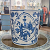 Danny's Fine Porcelain Home Decor Danny's Fine Porcelain Blue & White Round Pot