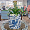 Danny's Fine Porcelain Home Decor Danny's Fine Porcelain Blue & White Round Pot