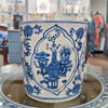 Danny's Fine Porcelain Home Decor Danny's Fine Porcelain Blue & White Round Pot