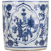 Danny's Fine Porcelain Home Decor Danny's Fine Porcelain Blue & White Round Pot