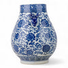 Danny's Fine Porcelain Home Decor Danny's Fine Porcelain Blue & White Round Vase – Deer Motif