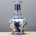 Danny's Fine Porcelain Home Decor Danny's Fine Porcelain Blue & White Scallop Vase