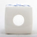 Danny's Fine Porcelain Home Decor Danny's Fine Porcelain Blue & White Square Tissue Box Cover in Embossed Bird Pattern