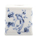 Danny's Fine Porcelain Home Decor Danny's Fine Porcelain Blue & White Square Tissue Box Cover in Embossed Bird Pattern