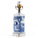 Danny's Fine Porcelain Home Decor Danny's Fine Porcelain Blue & White Vase Lamp - Child Playing - Acrylic Base