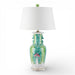 Danny's Fine Porcelain Home Decor Danny's Fine Porcelain Bok Choy Porcelain Vase Lamp-[2-847-19] Elegant Porcelain Vase Lamp Inspired