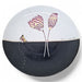 Danny's Fine Porcelain Home Decor Danny's Fine Porcelain botanical Leaves Decorative Bowlthis Shallow Decorative Bowl - CLOSEOUT SAMPLE SALE
