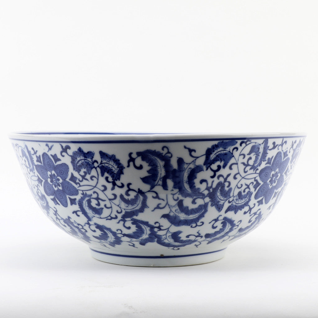 Danny's Fine Porcelain Home Decor Danny's Fine Porcelain Bowl Blue and White Floral 40916
