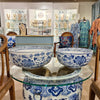 Danny's Fine Porcelain Home Decor Danny's Fine Porcelain Bowl - Floral - Blue And White Classic 50781