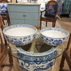 Danny's Fine Porcelain Home Decor Danny's Fine Porcelain Bowl - Floral - Blue And White Classic 50781