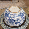 Danny's Fine Porcelain Home Decor Danny's Fine Porcelain Bowl - Floral - Blue And White Classic 50781