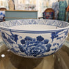 Danny's Fine Porcelain Home Decor Danny's Fine Porcelain Bowl - Floral - Blue And White Classic 50782