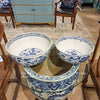 Danny's Fine Porcelain Home Decor Danny's Fine Porcelain Bowl - Floral - Blue And White Classic 50782