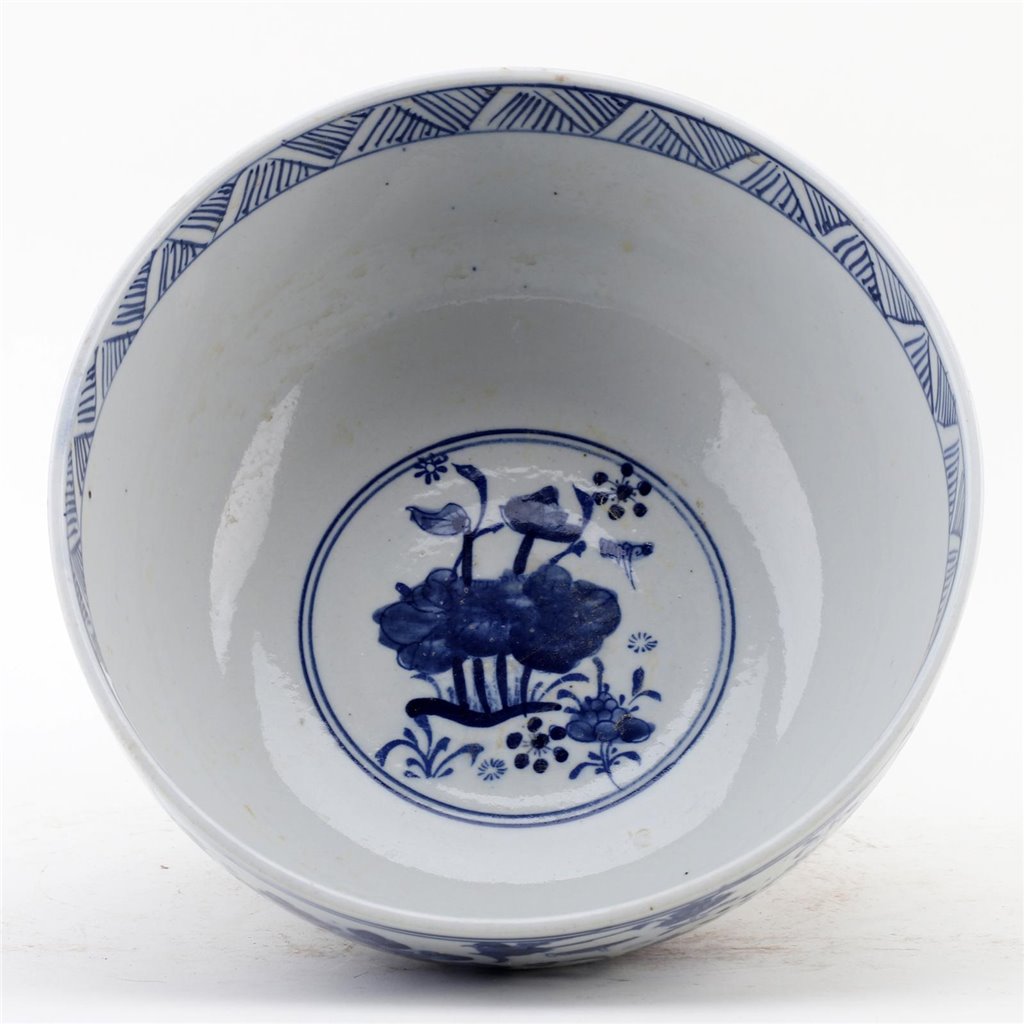 Danny's Fine Porcelain Home Decor Danny's Fine Porcelain Bowl - Floral - Blue And White Classic 50782