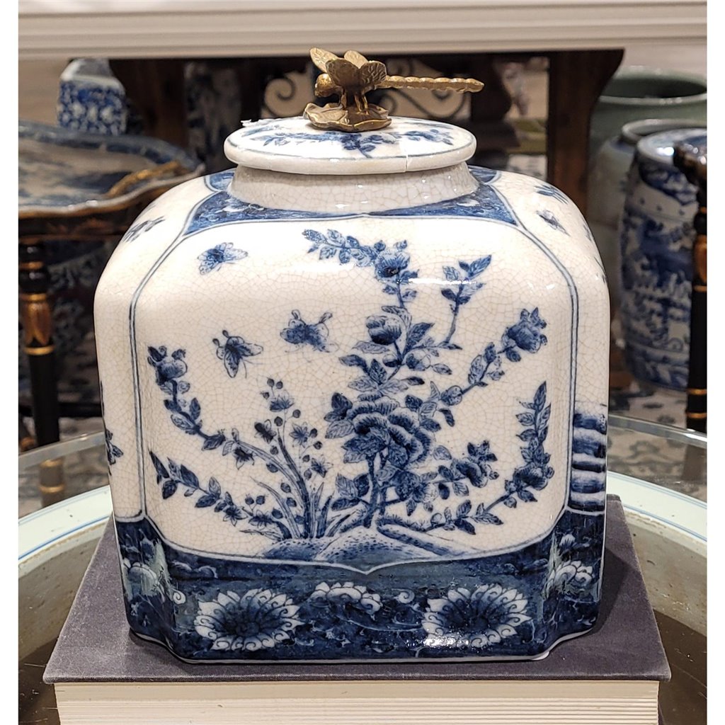 Danny's Fine Porcelain Home Decor Danny's Fine Porcelain Box - Blue And White 14113
