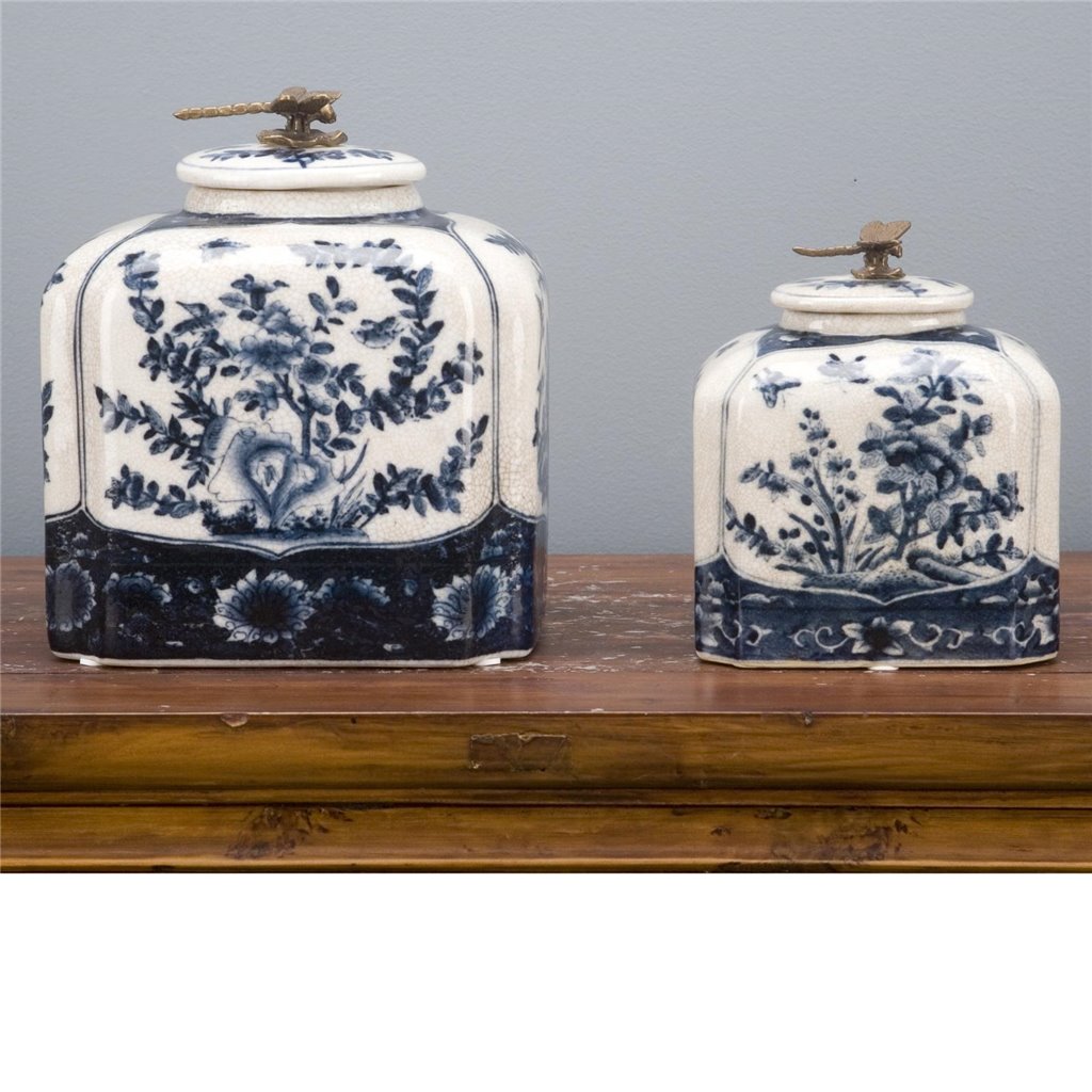 Danny's Fine Porcelain Home Decor Danny's Fine Porcelain Box - Blue And White 14113