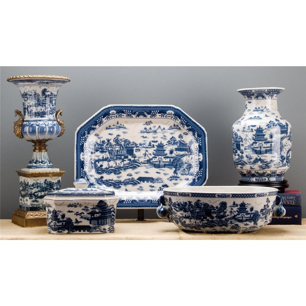 Danny's Fine Porcelain Home Decor Danny's Fine Porcelain Box Blue Willow