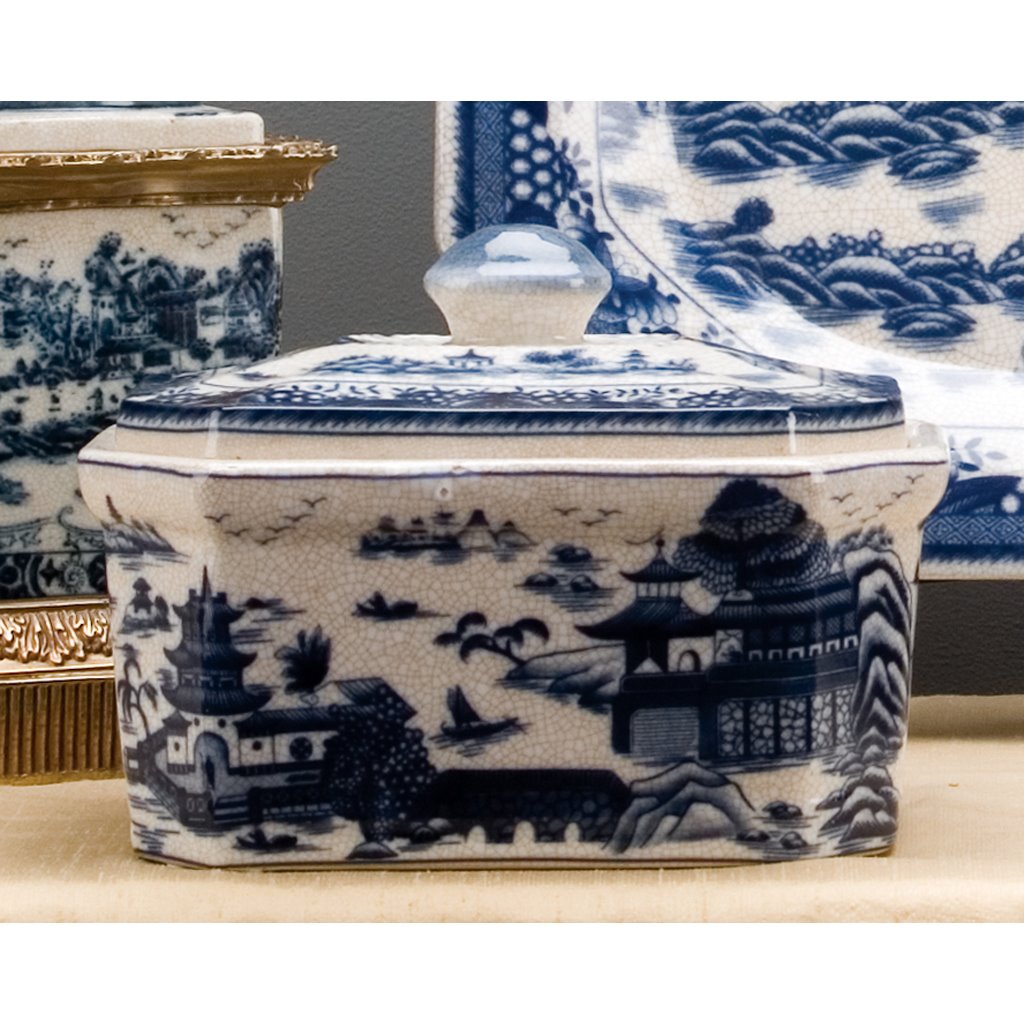 Danny's Fine Porcelain Home Decor Danny's Fine Porcelain Box Blue Willow