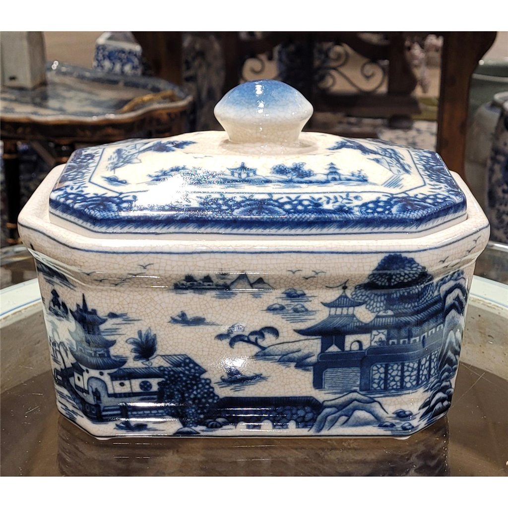 Danny's Fine Porcelain Home Decor Danny's Fine Porcelain Box Blue Willow