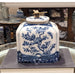 Danny's Fine Porcelain Home Decor Danny's Fine Porcelain Box with Dragonfly Top - Blue & White