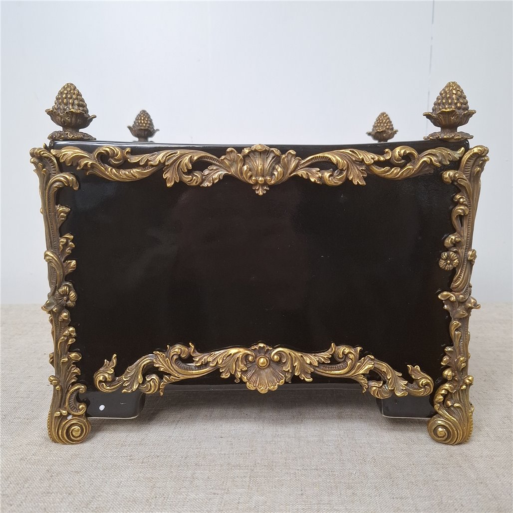 Danny's Fine Porcelain Home Decor Danny's Fine Porcelain Bronze Ormolu Planter - CLOSEOUT