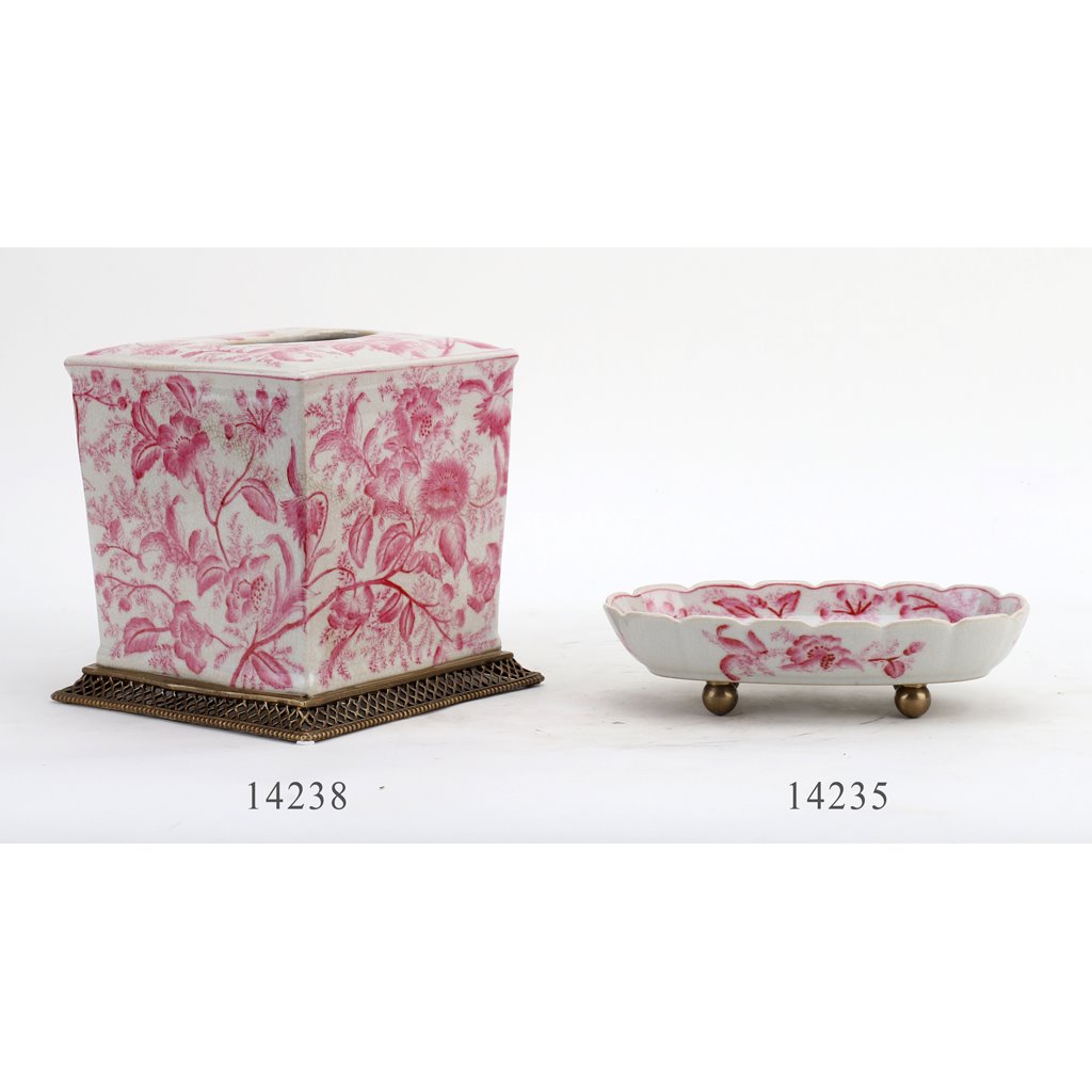 Danny's Fine Porcelain Home Decor Danny's Fine Porcelain Bronze - Pink Primrose 14238