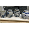 Danny's Fine Porcelain Home Decor Danny's Fine Porcelain Bulb Jar - Flowers - Blue & White Classic