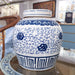 Danny's Fine Porcelain Home Decor Danny's Fine Porcelain Bulb Jar - Flowers - Blue & White Classic