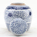 Danny's Fine Porcelain Home Decor Danny's Fine Porcelain Bulb Jar - Flowers - Blue & White Classic
